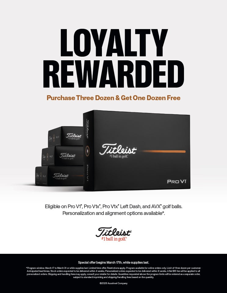 Titleist ProV1 Buy 3 Get 1 Free 2026 (NO IMPRINT) – Wallace Golf Shop