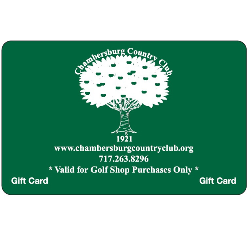 Chambersburg Country Club Golf Shop Gift Card