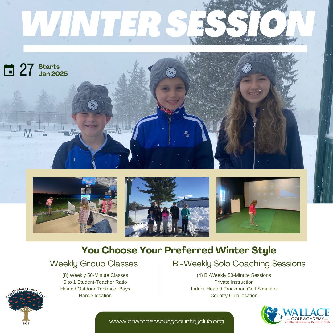 Winter Golf Academy Player Package Helman Winter 2025
