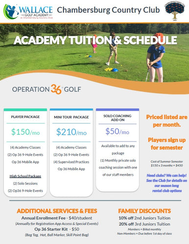 Golf Academy Player Package Diana