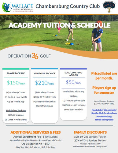 Golf Academy Player Package Pallavaram Fall 2021